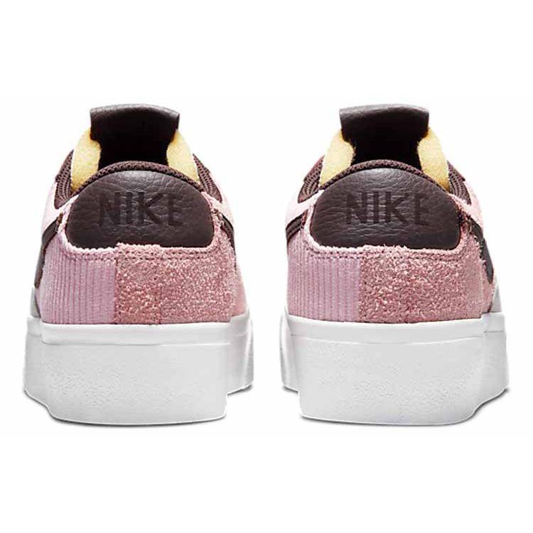 Nike Blazer Platform Slip Resistant Shock Absorbing Durable Low Top Skate Shoes Women sneaker Pink DM9471-600