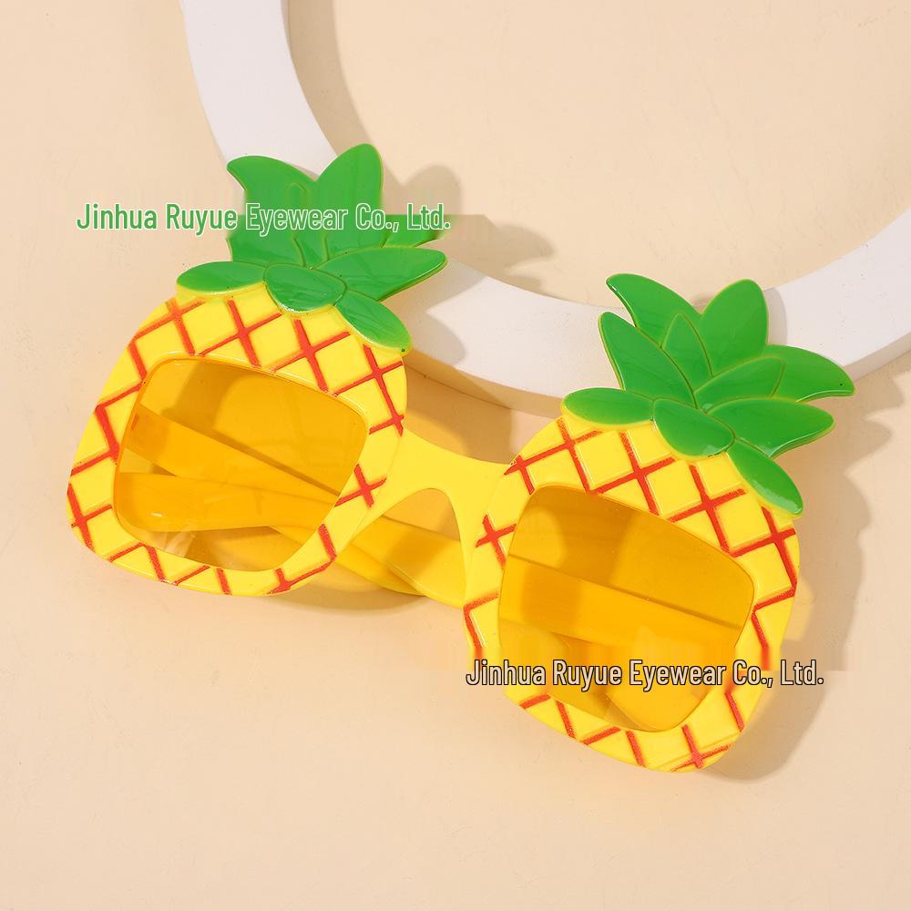 Hawaiian Fruit-Themed Personalized Sunglasses Party Props