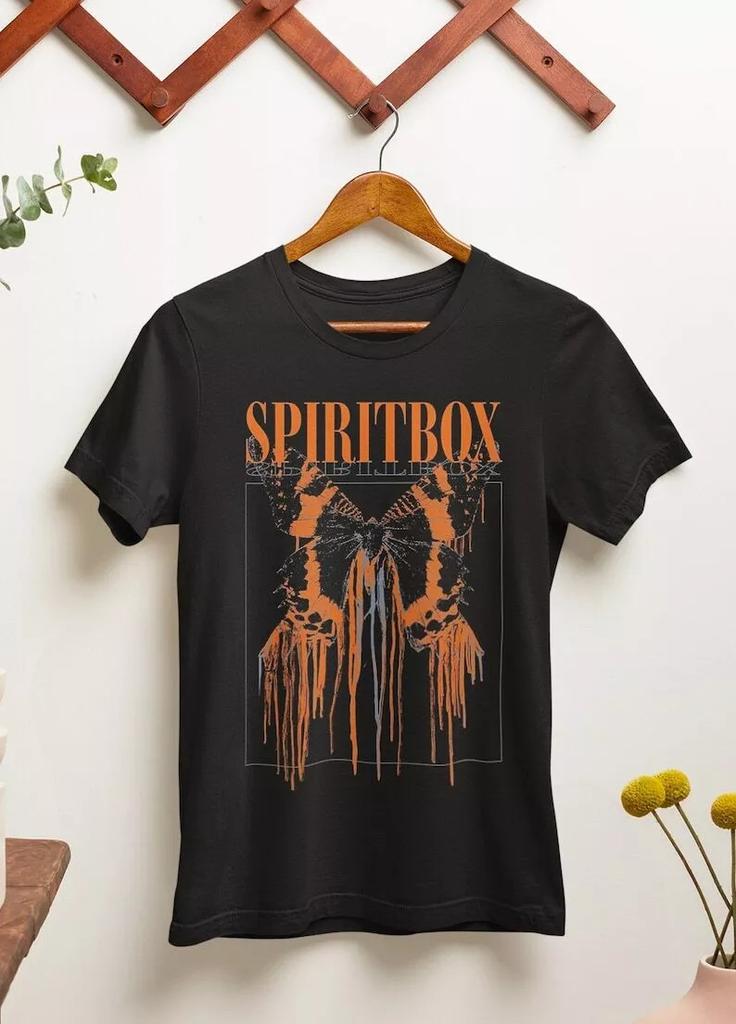 Vtg Vtg Spiritbox Band Cotton Black T Shirt All Size Men Women BL970