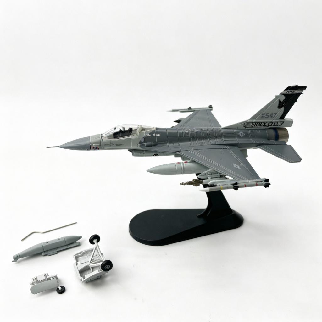 1/72 Американский F-16C Эскадрилья Черная Летучая Мышь Металлическая Модель: Украшение-истребитель одноместный