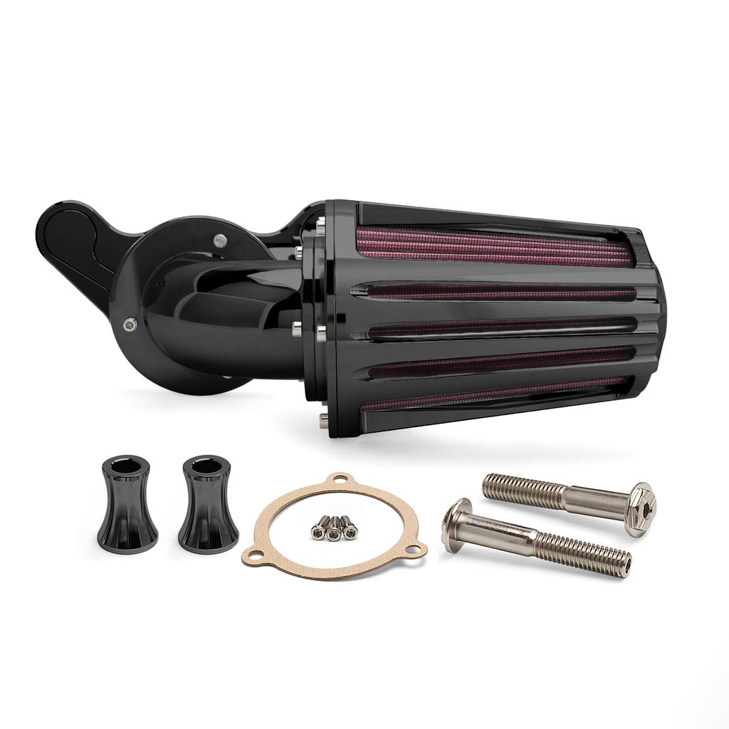 Motorcycle Air Filter Intake Cleaner Black For Harley Touring Road King Electra Glide Road Glide Street Glide Trike Glide CVO