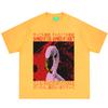 Damned If I Do Damned If I Dont Flamingo Funny Vintage Japanese Tshirt Unisex Unisex Shortsleeved Loose Casual Cotton Tshirts