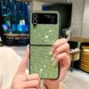 Shockproof Back Cover Luxury Glitter Bling Diamond Pattern Phone Case For Samsung Z Flip 6 5 3 4 Rhinestone Laser Shing Colorful