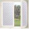 Bamboo Leaf Frosted Glass Window Sticker - Transparent, Waterproof, Self-Adhesive Film for Bathroom, Office, and Balcony