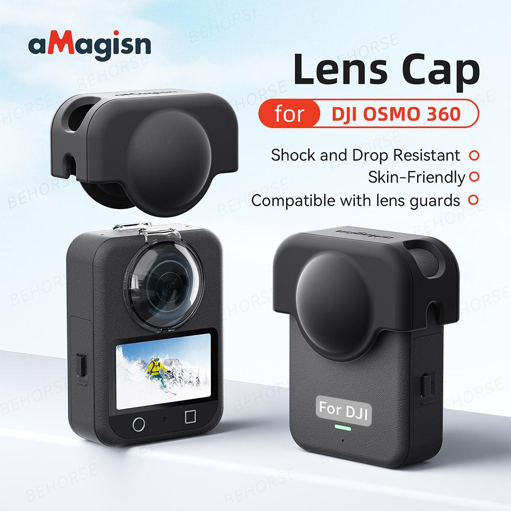 Lens Cap for DJI Osmo 360 All-round Protection Cover Anti-fall Dustproof Case Lens Protector For DJI Osmo 360 Camera Accessories