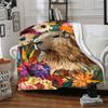 1pc Capybara, Floral Blanket - Perfect Gift for Birthdays, Christmas & Halloween- Soft, Warm & Versatile yy250909153