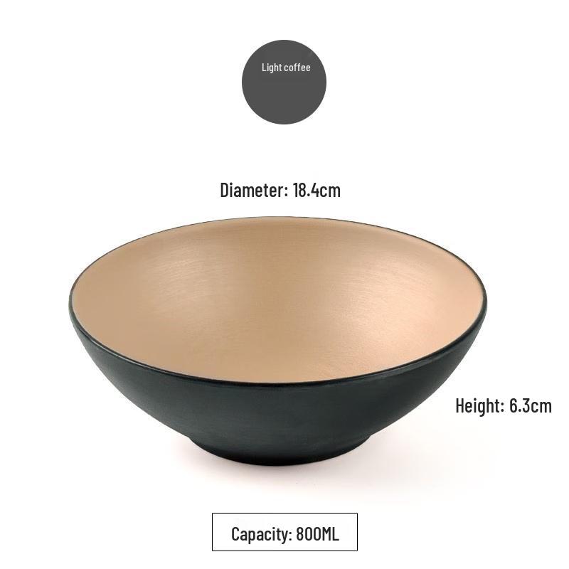 Leyongtu Japanese Style Melamine Noodle Bowl