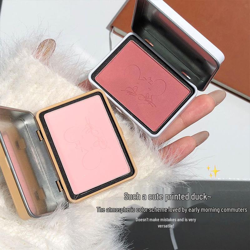 CACE Retro Anime Stil Rouge-Maus - Grau-Rosa Ton Rouge Kontur