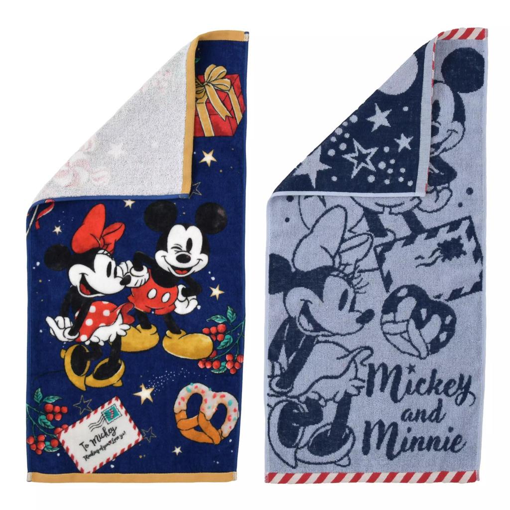 Disney Mickey & Minnie Gesichtstuch-Set ( Weihnachtsgeschenk ) Japan NEU Disney Store