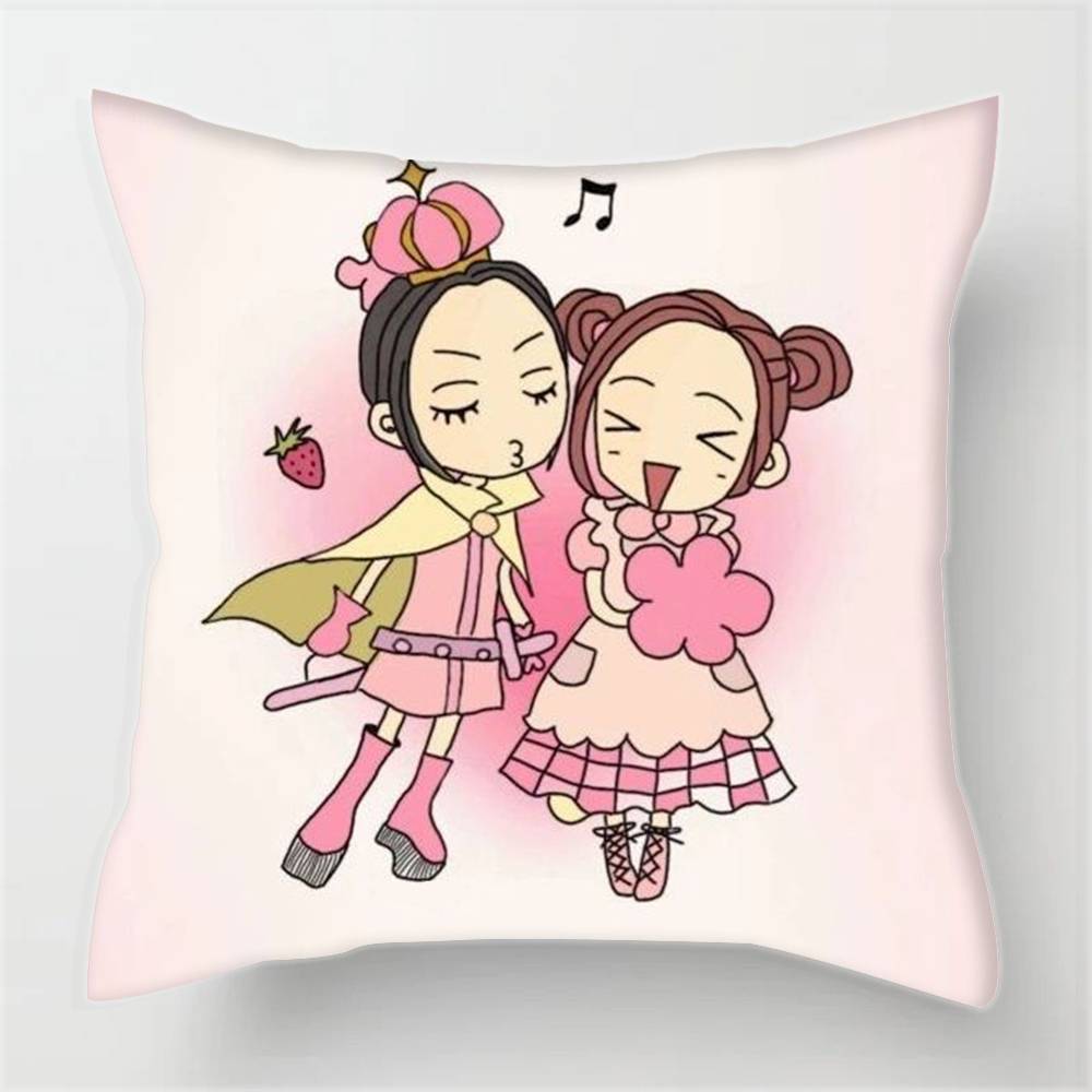 Anime N-ANA Girl  Pillowcases cushion covers living room sofas home decor gifts