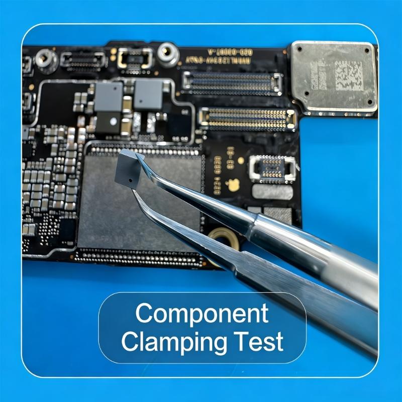 No Magnetic Nonrust Steel 3D Tweezers Component Tweezers Produced for High Accuracy Work on Sensitive Devices
