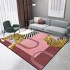Pink Leopard Print Area Rug – Wild Style Non-Slip Carpet, Soft Floor Mat for Bedroom Living Room Bold Home Decor