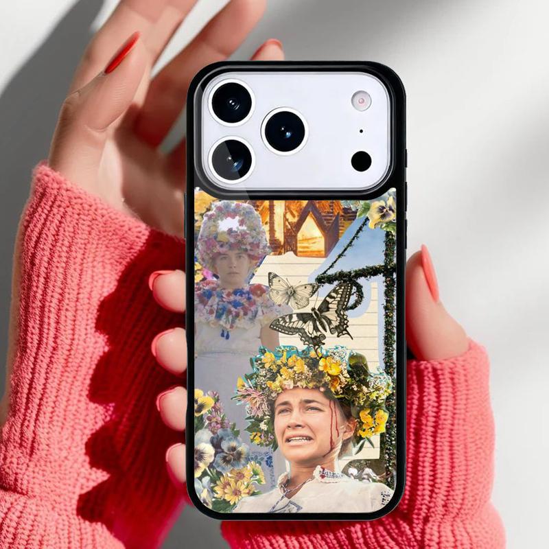 Midsommar Mai-Königin Handyhülle für iPhone 17 Air 16e 15 14 13 Pro Max Rückabdeckung für 12 11 Pro Coque