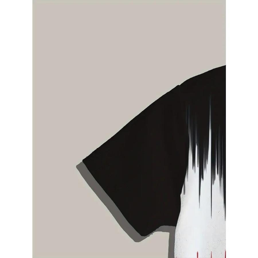 Men's Color Block T-shirt, Short Sleeve Crew Neck Tee, Men's Clothing For Summer Outdoor