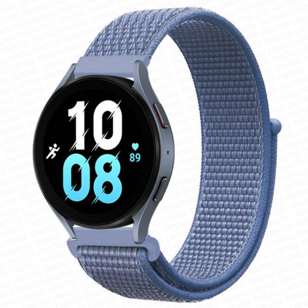 20mm 22mm Nylon Loop Band for Samsung Galaxy Watch 7/6/Classic/5/4/3/Gear S3 Wristband Huawei Watch 4/GT-2-3-Pro/Amazfit GTR/GTS