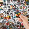 102 Kreative Cartoon Mountainbike-Aufkleber für DIY-Notizbücher und personalisierte Schreibwaren-Dekoration.