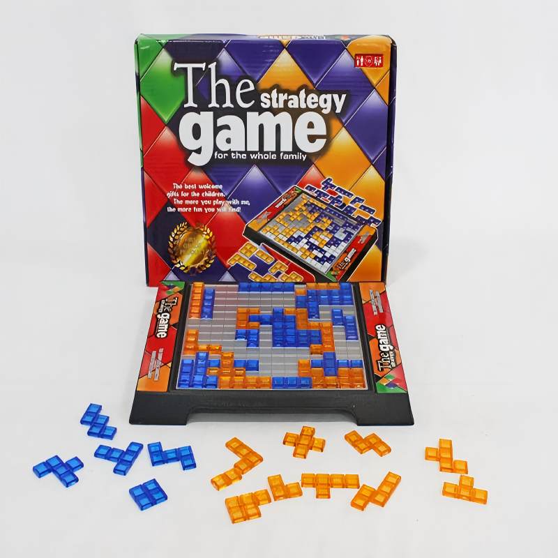 Children Strategy Board Game Educational Toys Colored Squares Game Easy To Play For Kids Family Party Indoor Games Puzzle Gift