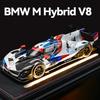 1/24 BMW M Hybrid V8 Super Racing Alloy Car Model Sound and Light Children's Toy Collectibles Birthday gift