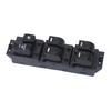 Car Door Window Switches Lift Button Assembly for Great Wall Driver Repair, Part 3746500-K80-0089, Black ABS Housing and Lock Button Panel for Daily