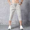 Men's Quick-Dry Ice Silk Seven-Point Shorts - Summer Lightweight Casual Sport, Plus Size, Trendy Straight-Leg