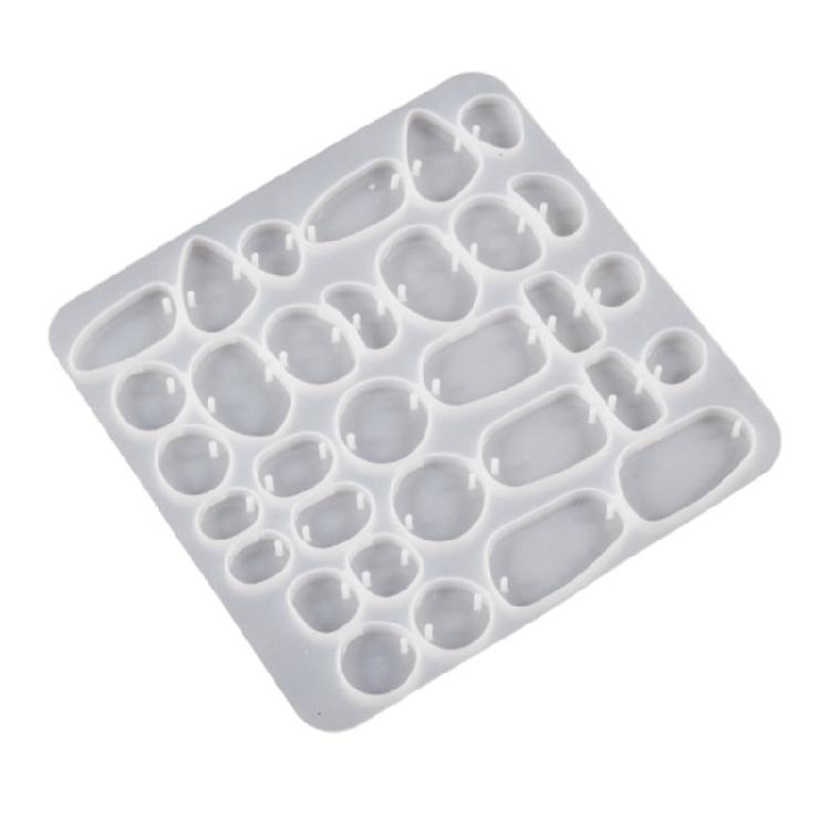 4 Pcs Multiple Styles Earring Combination Keychain Silicone Mold Epoxy DIY Craft