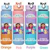 Gabby's 750ml Dollhouse Gabby Carlita DJ Catnip Mercat Gradient Plastic Straw Cup Pandy Paws Cakey Cat Mama Cat Drinking Bottle