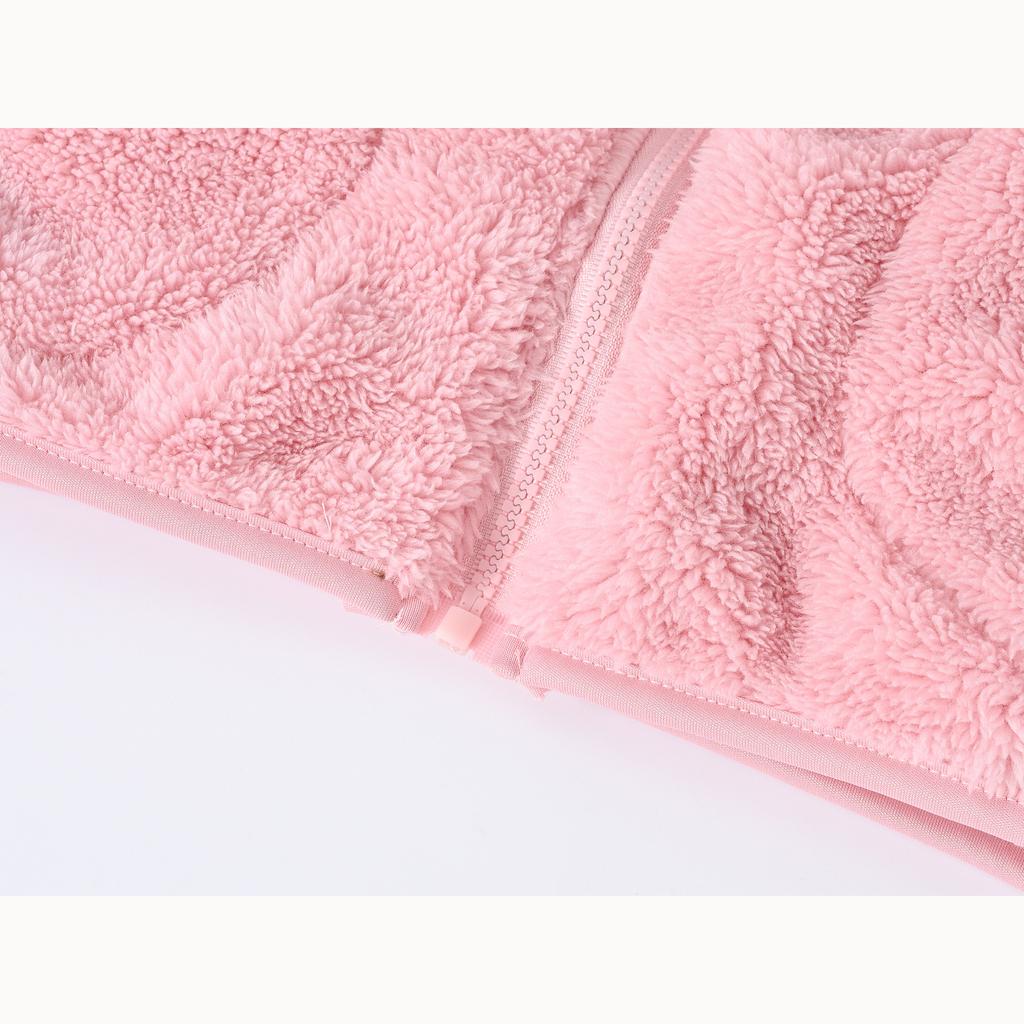 Spring and Autumn Boys and Girls Children's Warm Fleece Solid Color Collar with Pockets Long-sleeved Korean Fashion Jacket