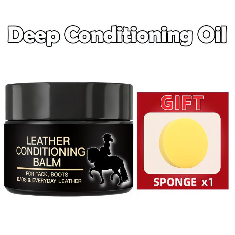 Softer Leather Fast - Leather Conditioning Balm - Then Buff to a Natural End - for Tack, Saddles, Bridles, Reins, Boots And Bags