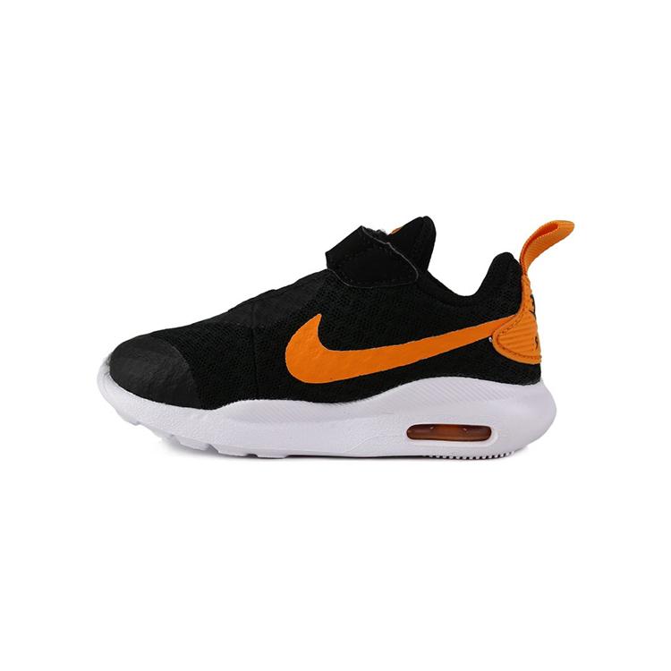 

Nike Air Max Oketo Casual Cushioning, Wear Resistant Low top Running Shoes Black Orange Infant And Toddler CK0243-081 22