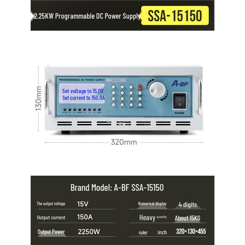 A-BF/Uncommon SSA Programmable DC Power Supply 600W-3000W for Electronics Aging and Maintenance