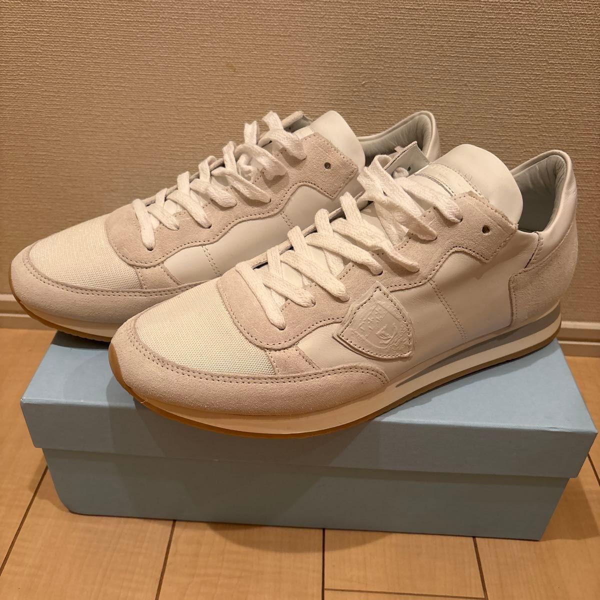 Used PHILIPPE MODEL Sneakers White Men s