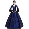 Přej si šaty Big Horn s rukávy, středověké plus size šaty, dvorní vintage královské dlouhé šaty, párty šaty