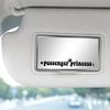 car sticker Passenger princess  funny creative stickers for car rearview mirrors 15*2.3cm