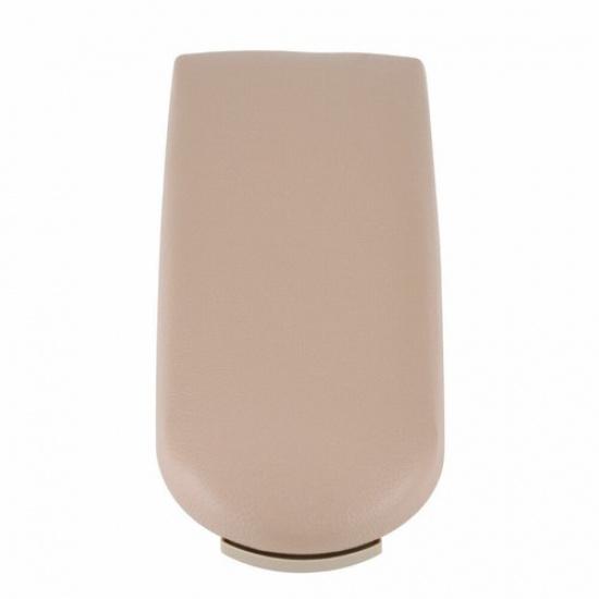 For VW Jetta Beetle 1999-2009 Beige Leather Center Console Armrest Cover Lid New