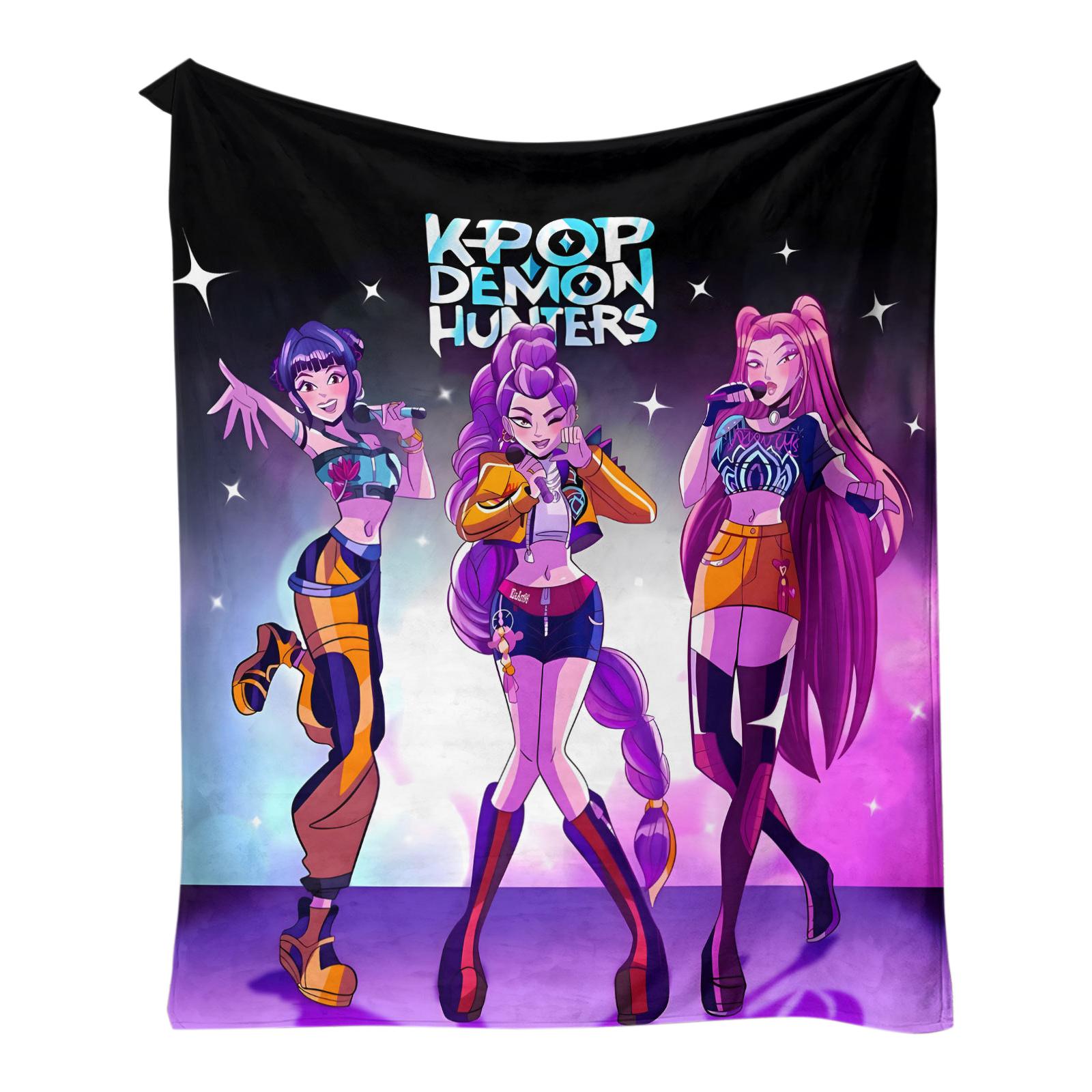 

150*130cm Anime Peripheral Printed Warm Blanket One Size