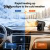 Auto Window Demister Portable Car Heater Defroster, 12V Compact Electric Heating Fan for Air Warmer Windshield Defogging, Desktop Space with