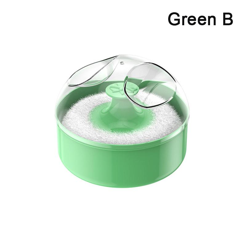 Talcum Powder Powder Puff With Box Baby Soft Face Body Cosmetic Powder Puff Talcum Powder Sponge Box Case Container