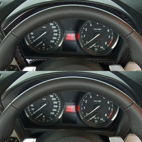 Carbon Fiber Interior Front Dashboard Edge Cover Trim For BMW Z4 E89 2009-2016