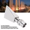 Fan Shaped Fountain Nozzle 3/4in and 1in Universal Thread Stainless Steel Fountain Pond Water Nozzle Spray Tool for Garden