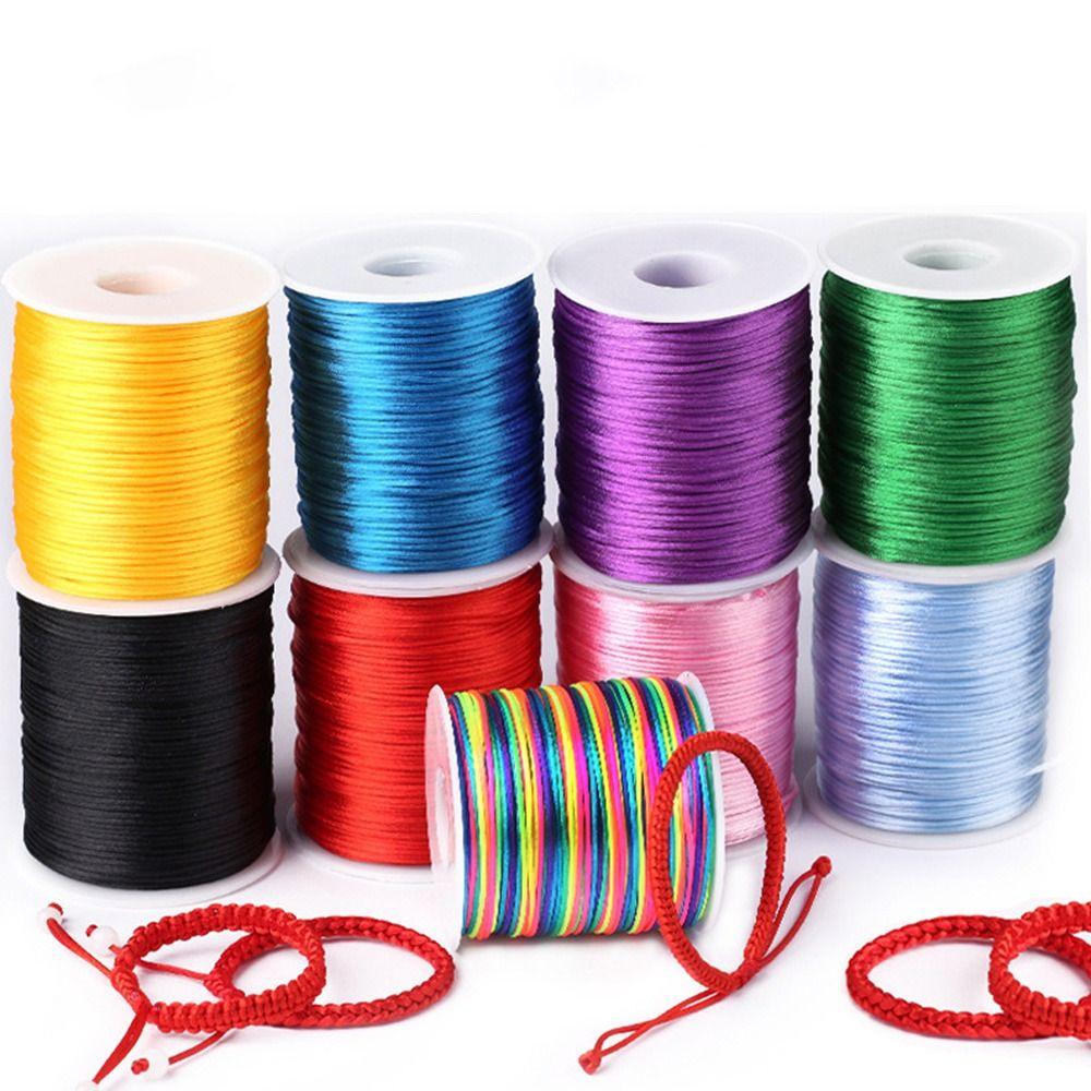 1.5mm Satin Cord 100M Color Ropes New Crafts Rope