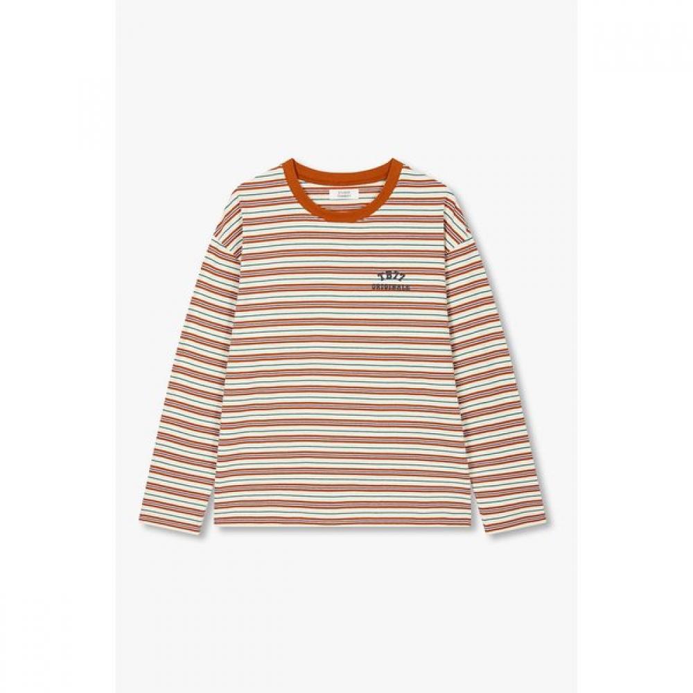 

STudio Tomboy MulTi STripe Long Sleeve T shirT 9175322975 71 (brown)/OS