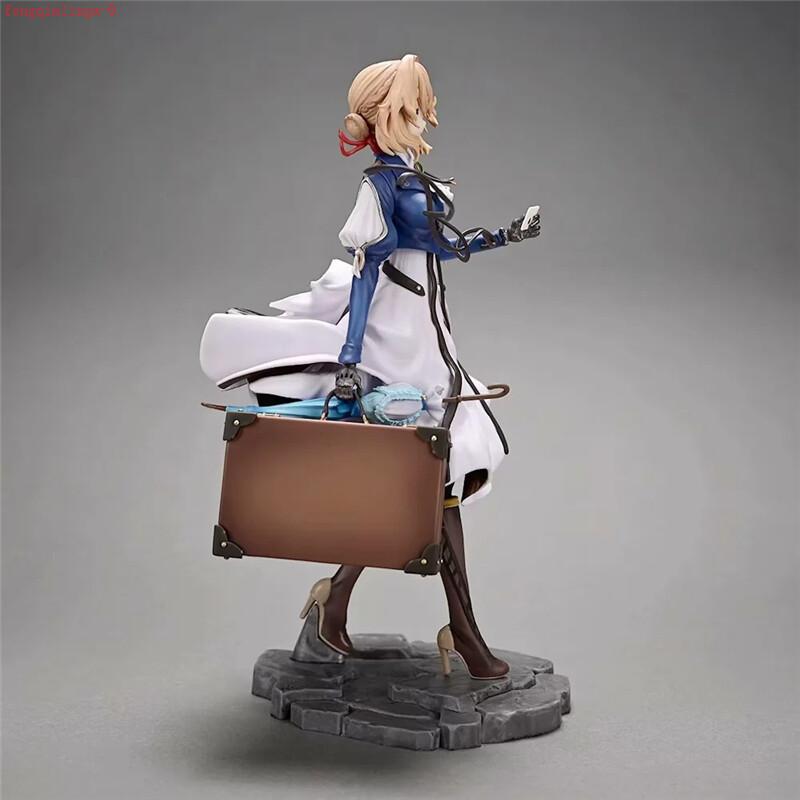 Anime Violet Evergarden 1/7 Scale Figure Collectible Model Doll Toys Gift 25cm