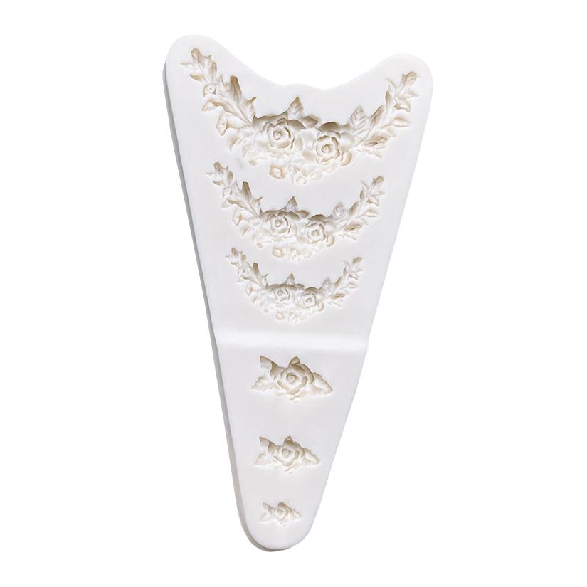 Blume Rose Silikonform Sugarcraft Schokolade Cupcake Backform Fondant Kuchen Dekorationswerkzeuge