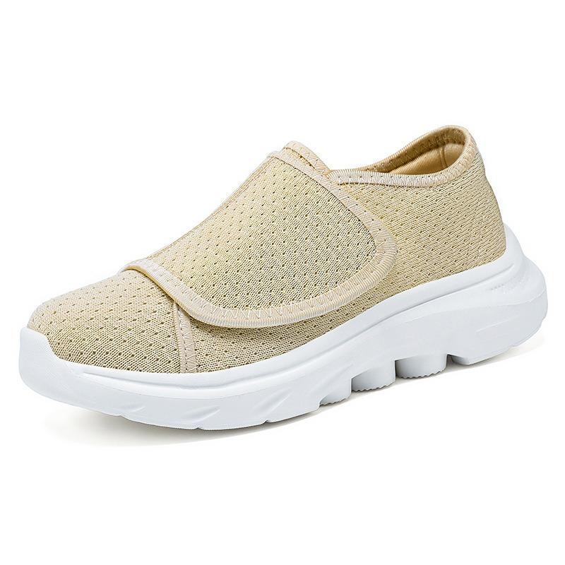 Shoes women's new women's shoes Velcro convenient elderly shoes cold sticky soft sole comfortable casual shoes