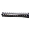 100A Terminal Strip Dual Row Large Current Wire Barrier Block Terminal Strip with Transparent Cover