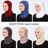 Islamischer Modal SPORT Seide Hijab Abaya Hijabs Für Frau Abayas Frauen Jersey Turbane Satin Kopftuch Muslimisches Sofort-Kopftuch