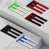 3D Car Stickers EV E Emblem Auto Body Badge Trunk Decal For r333 2008 308 306 5008 208 3008 iOn RCZ Decoration Accessories 333r