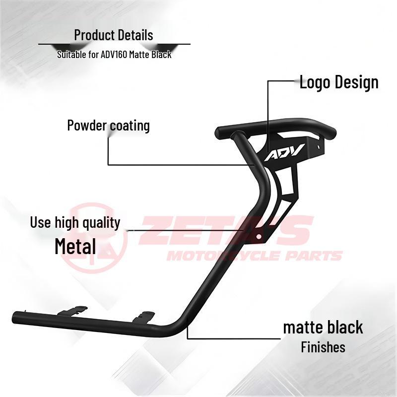 Honda ADV160 Motorcycle Crash Bar - Anti-fall Safety Guard for Modified Body