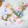5Pcs Handheld Bouquet Packaging Box Paper Flower Card Flower Arrangement Paper Valentine's Day Festival Supplies