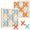 1PC Chess Jigsaw Puzzle Wooden Toys Children Montessori 3D Geometric Shapes Board Games for Kids Early Childhood Education TMZ